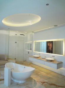 Salle-de-bain-eclairage-led-blanc-plafond Ampoules Led | LedsPros-France propose une large gamme d'éclairage Led